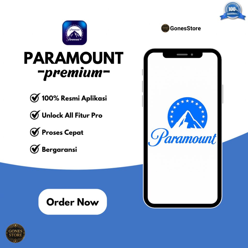 PARAMOUNT PLUS PREMIUM (1 Bulan) | Android/IOS/Web | Bergaransi