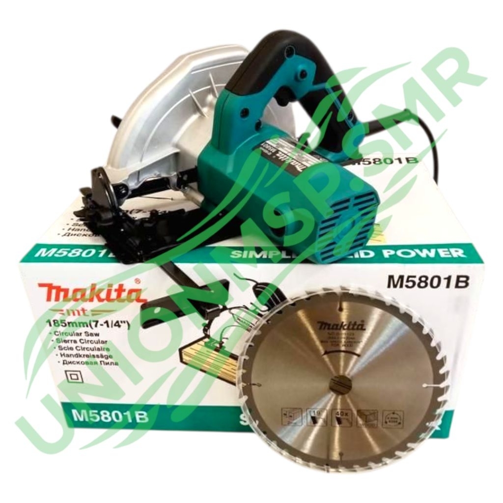 Mesin Circular Saw Makita M5801B 7 Inch 1050W | Gergaji Potong Kayu Makita Original | Mesin Potong M