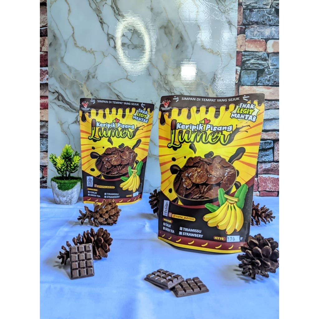 

[ Mama_Putriiii ] Kripik Pisang Lumer Coklat Enak