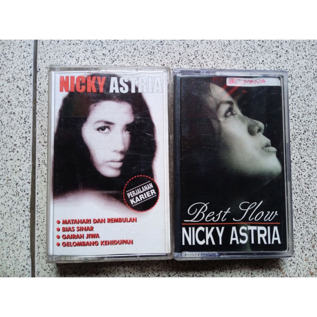kaset pita Nicky Astria, harga 2kaset