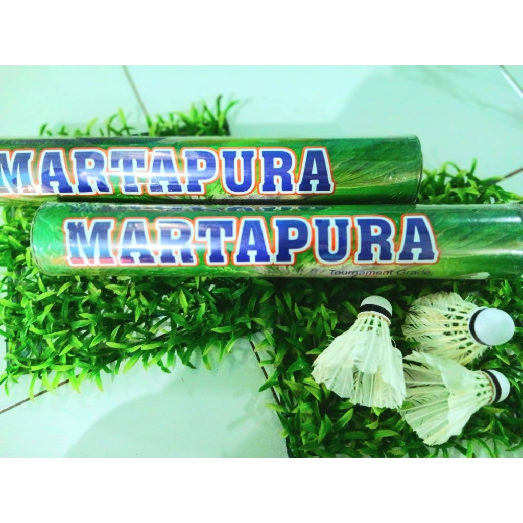 (1slop )Shuttlecok MARTAPURA sport / kok badminton / kok bulu tangkis 12pcs