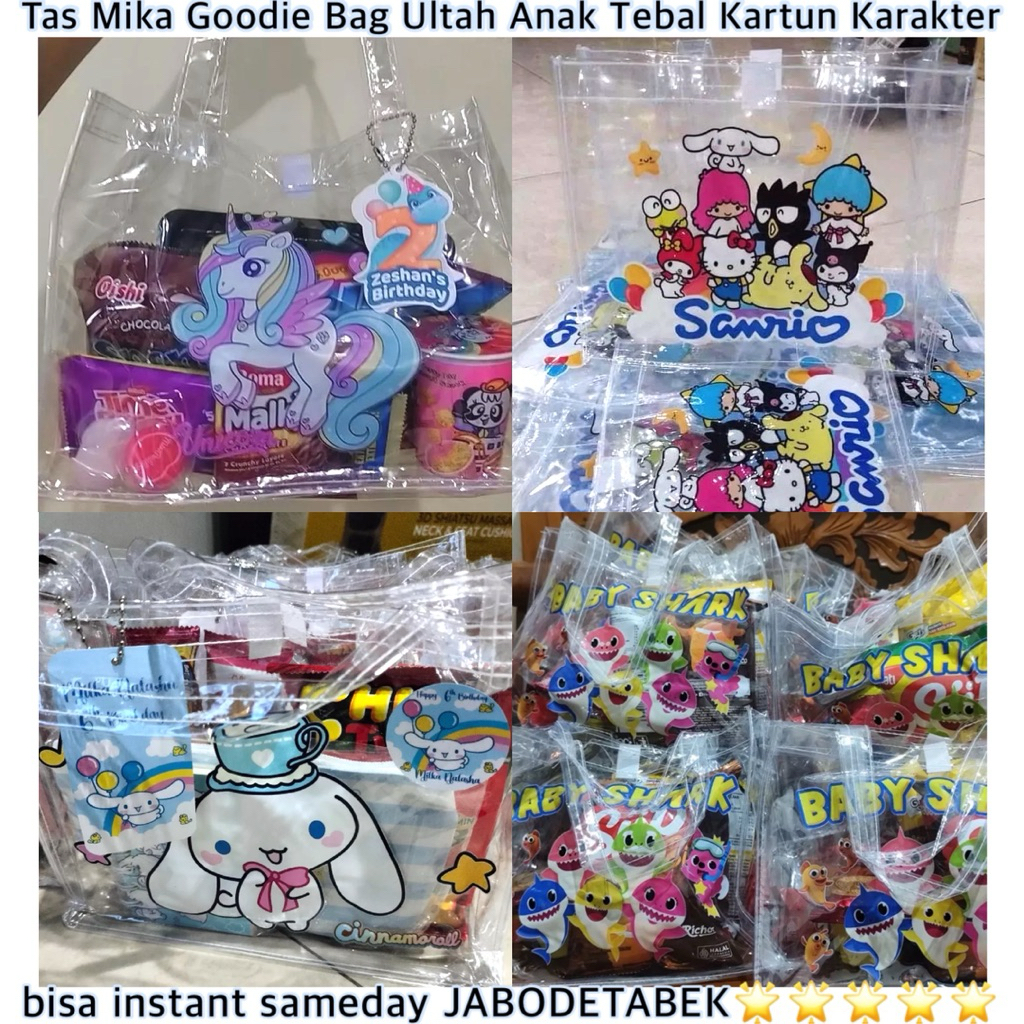 

Tas Hampers Ultah Anak FULL MIKA Motif Kartun Baby shark Unicorn Astronot Cinamoroll Spiderman Animal