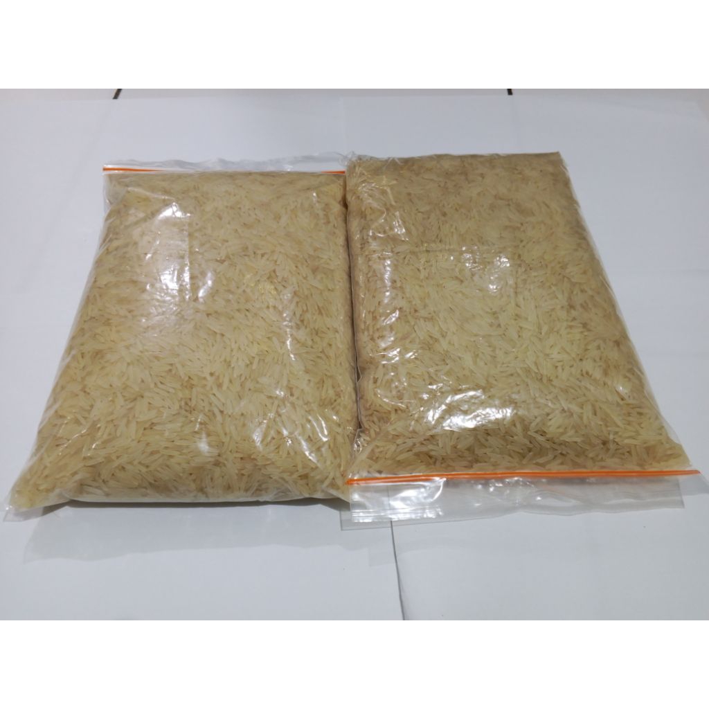 

Beras Basmati Creamy Sella (1 lt) kemasan polos