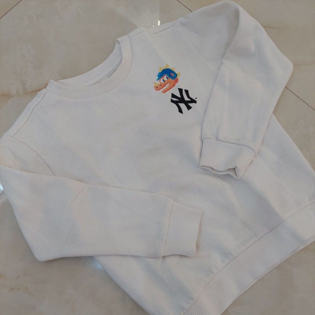MLB NY ORIGINAL JAKET ANAK HOODIE CN LEGO CREWNECK SWEATER PL LIKE NEW