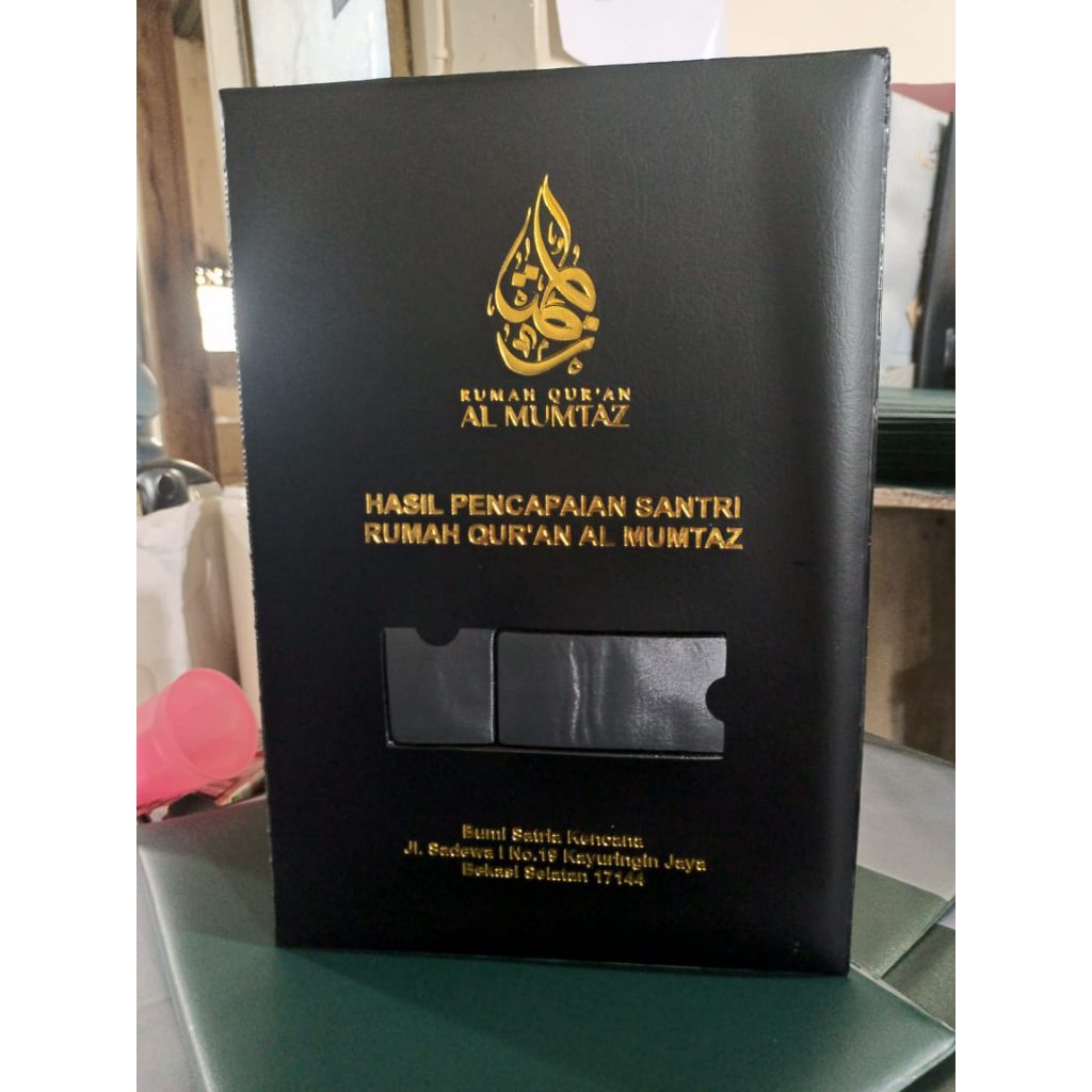 

Map Raport SD SMP SMA Custom Nama Sekolah Emboss Mika Tebal