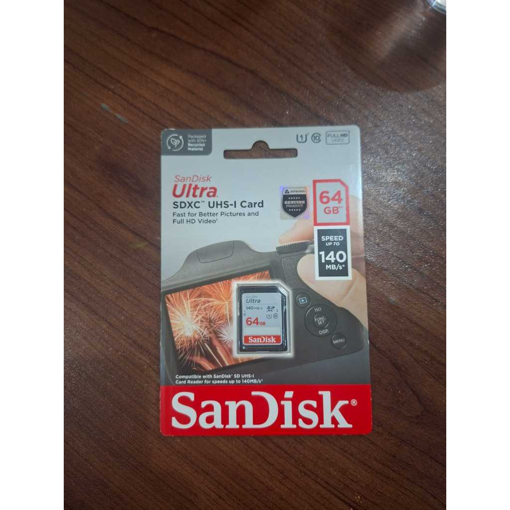 Memory Card SanDisk Ultra SDXC 64GB memori card kartu memori