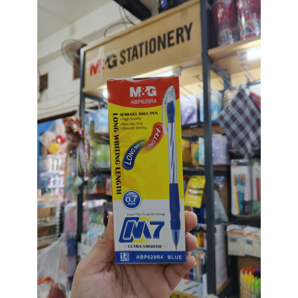 

Pena M&G M7 Blue Semi Gel 0.7mm