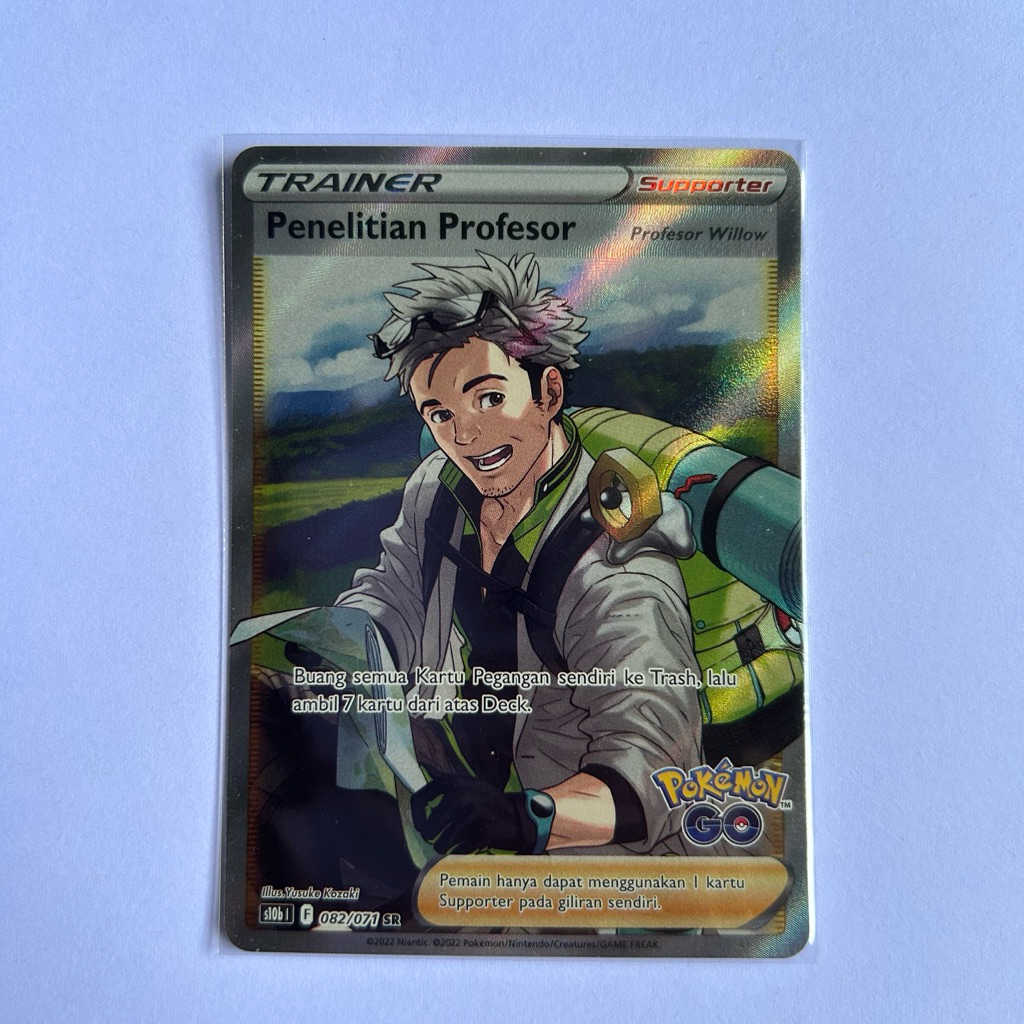 penelitian profesor willow secret rare sr pokemon tcg indonesia original langka murah termurah train