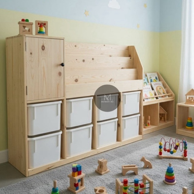 Rak Minimalis / Rak Buku Minimalis / Rak mainan anak minimalis / Rak