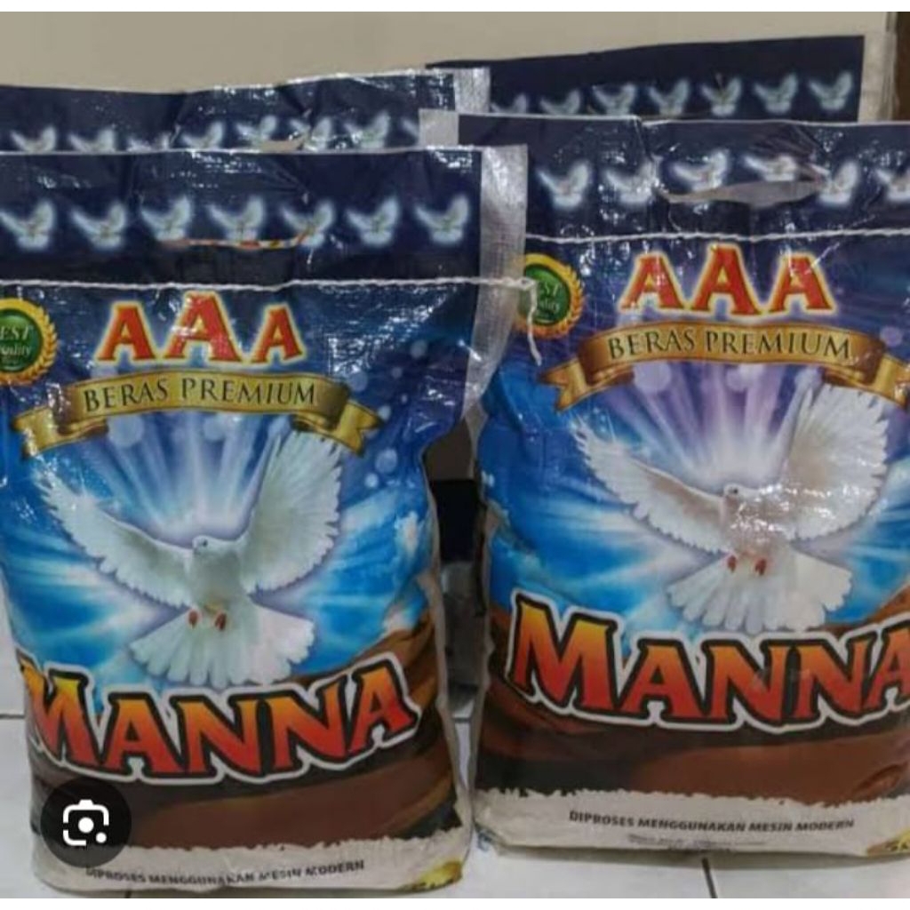 

beras Manna kemasan 5kg x 2pcs