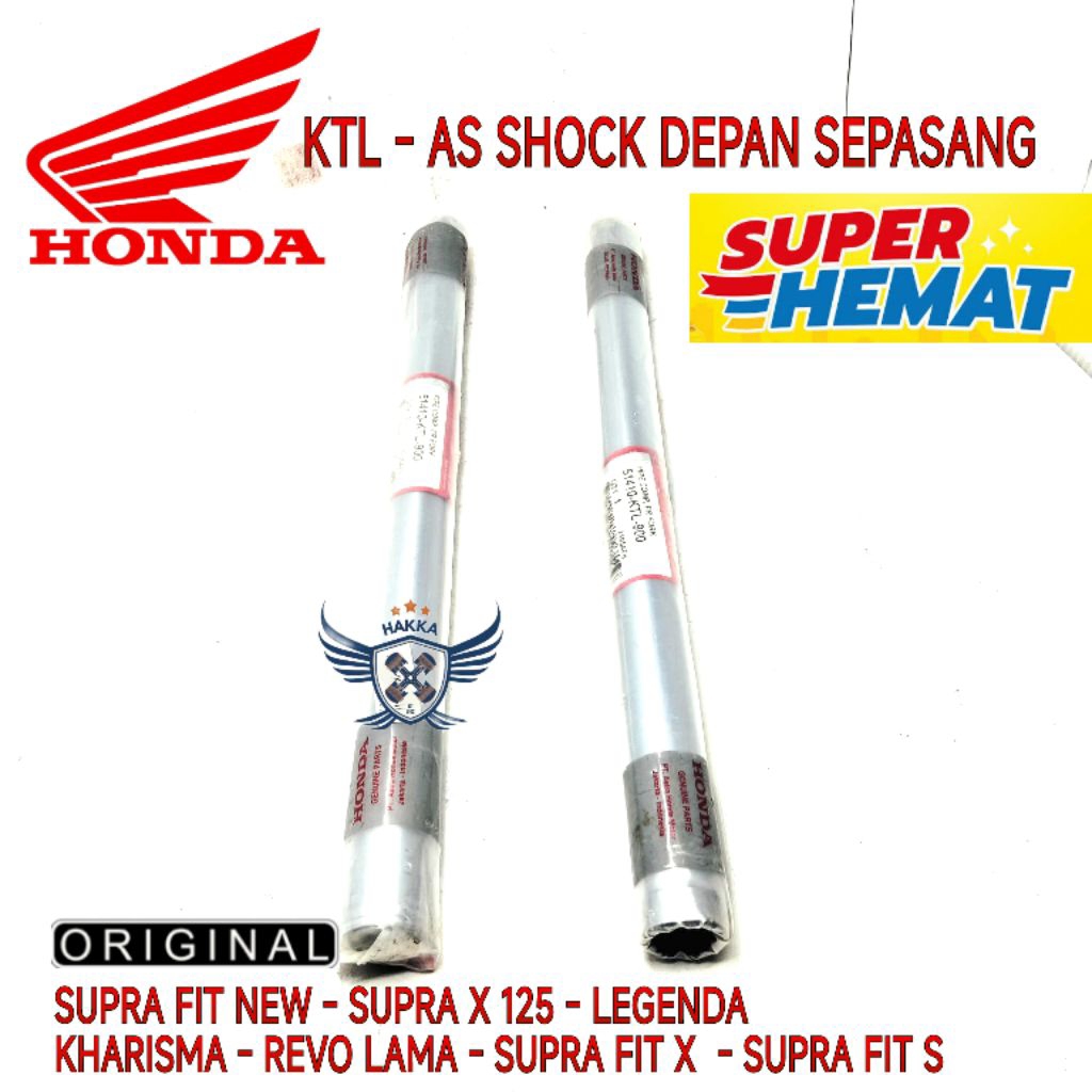 KTL 2PCS AS SHOCK DEPAN SEPASANG HONDA SUPRA FIT NEW, AS SHOCK HONDA SUPRA FIT NEW, AS SHOCK HONDA S