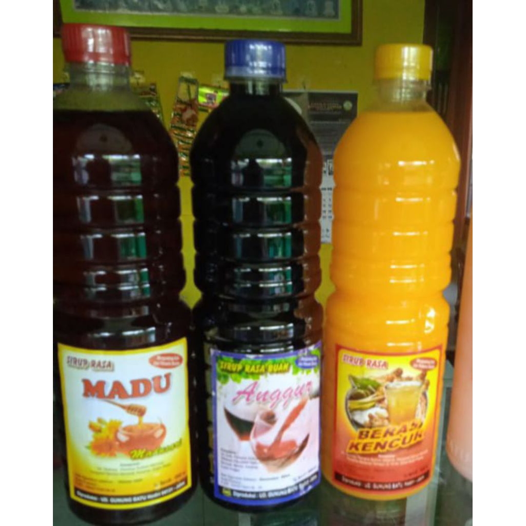 

Sirup Madu Sirup Beras Kencur Sirup Anggur UD. Gunung Batu