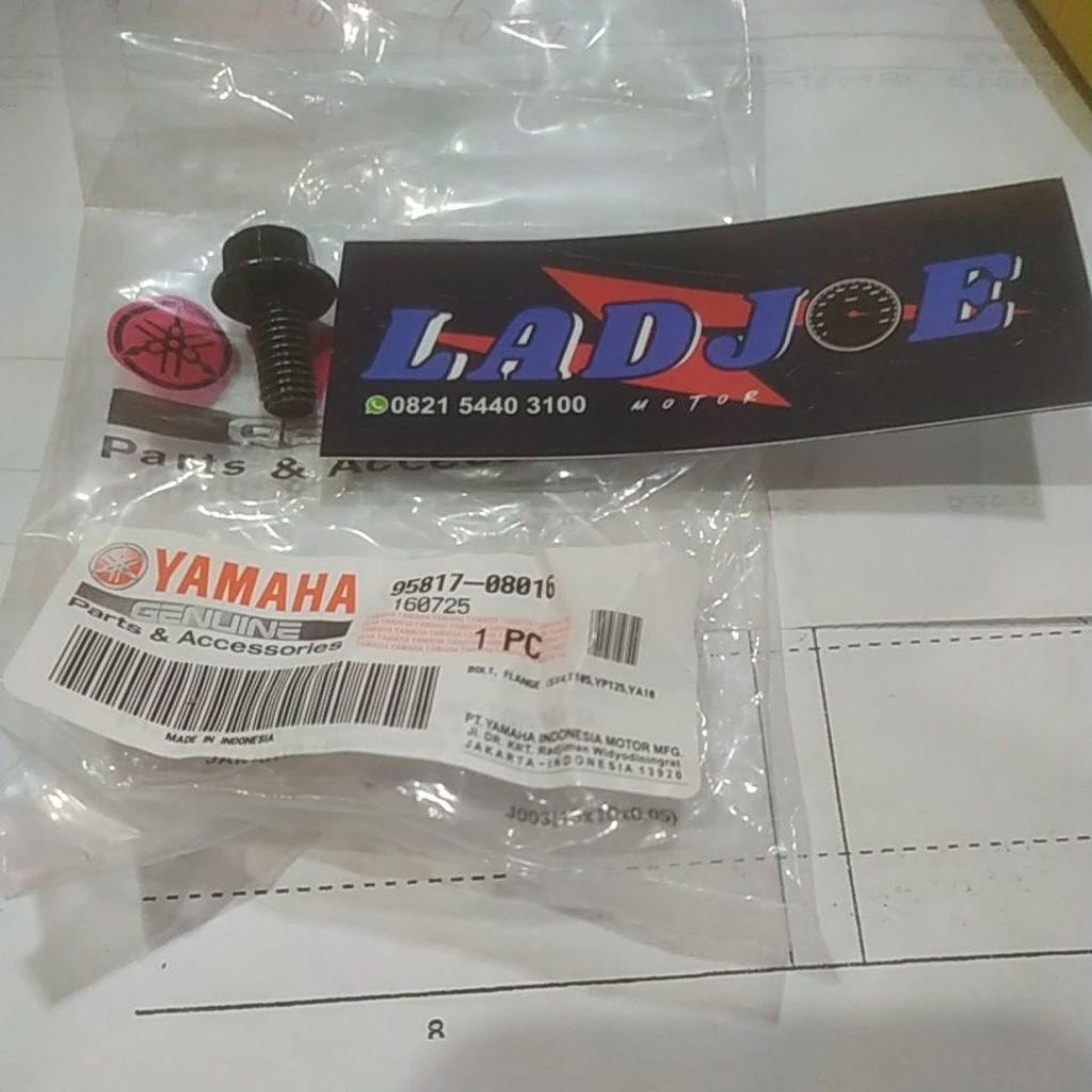 bolt flange 14/baut knalpot bawah RX king/95817-08016/yamaha