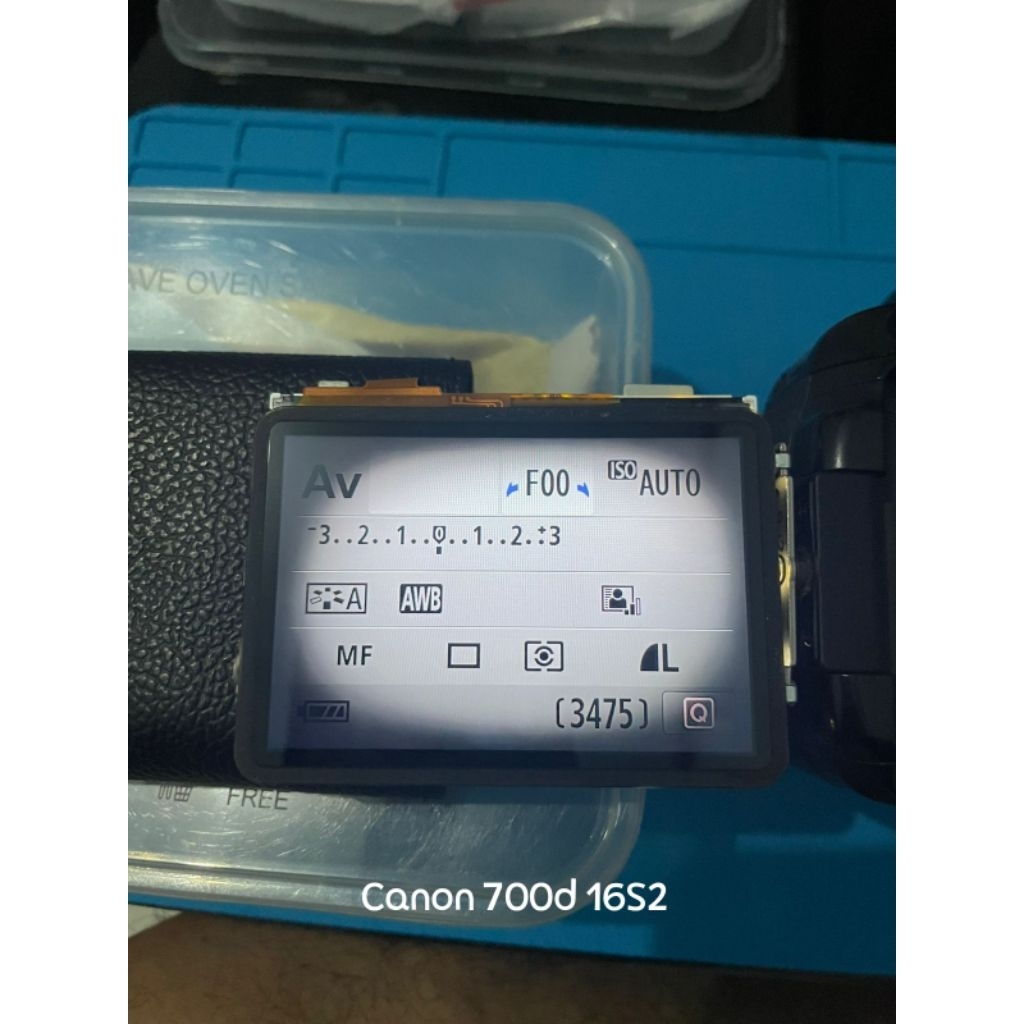 Layar LCD Canon EOS 650d 700d (bekas & minus) 2