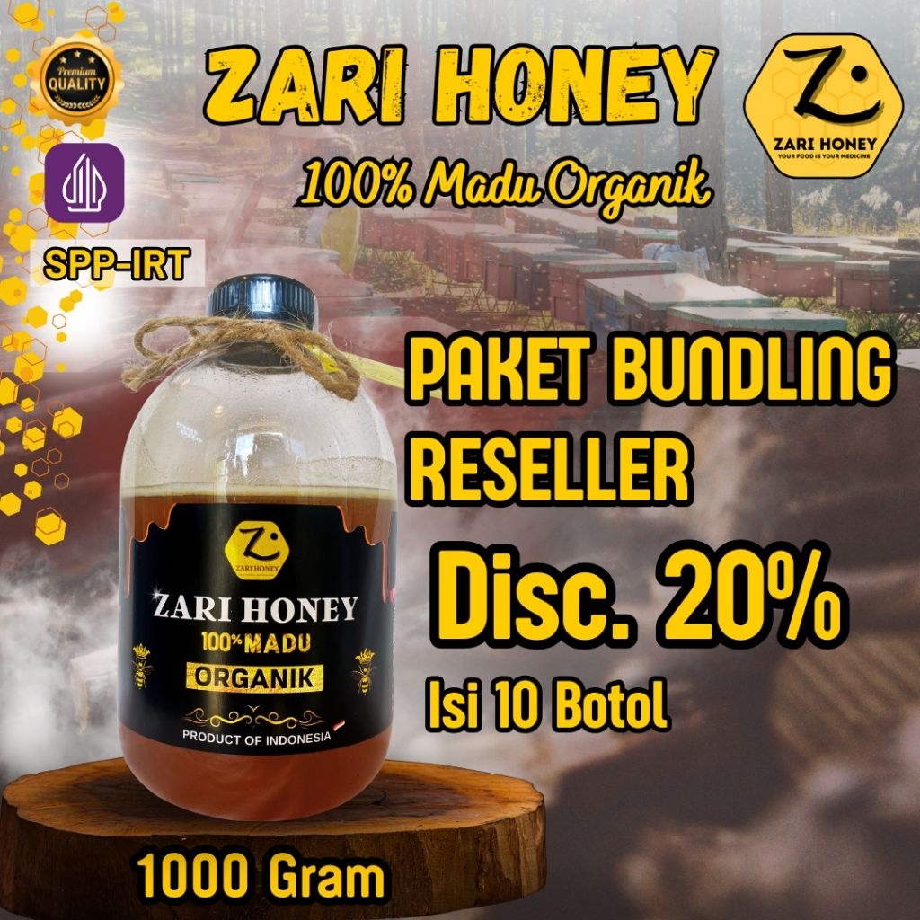 

BUNDLING ZARI HONEY ORGANIK 1KG, DISC 20%
