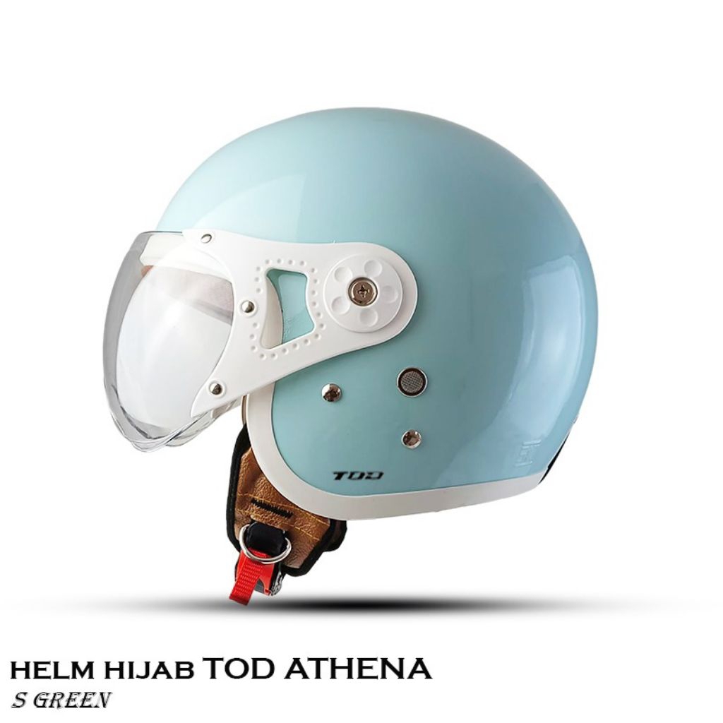 HELM DEWASA TOD PILOT HIJAB PREMIUM PRIA/WANITA SNI