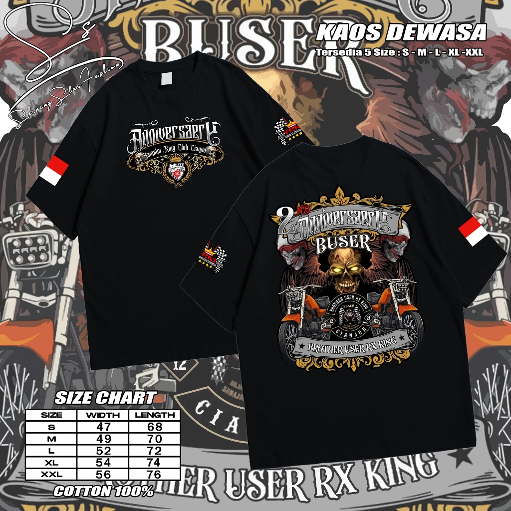 KAOS RX KING 2ND ANNIVERSARY - BROTHER USER RX KING BUSER - KAOS DEWASA