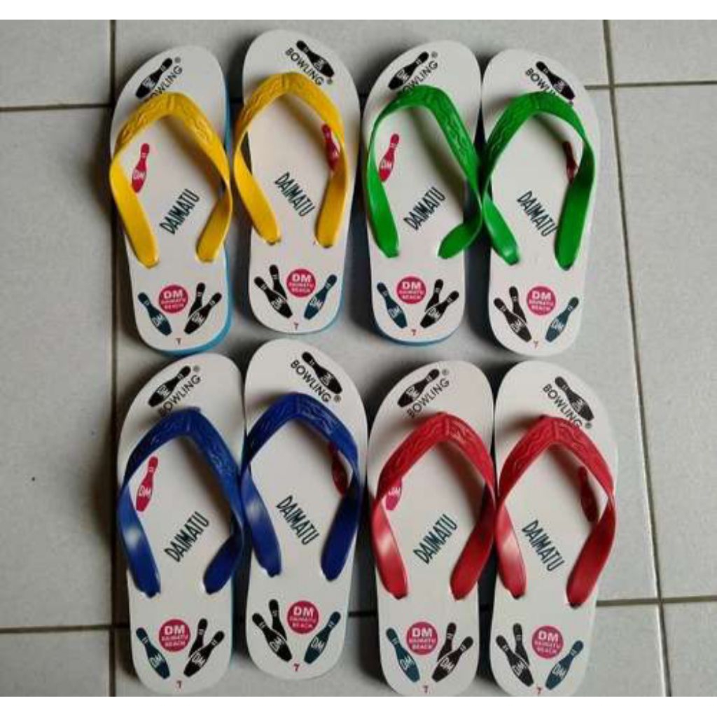 SANDAL JEPIT BOWLING - SANDAL DAIMATU PRIA WANITA
