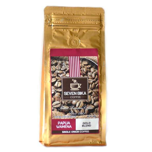 

Kopi Seven Bika Papua Wamena Gold Blen 165 gr (Bubuk)