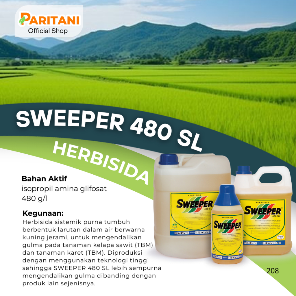 HERBISIDA SWEEPER 480 SL 1 Liter