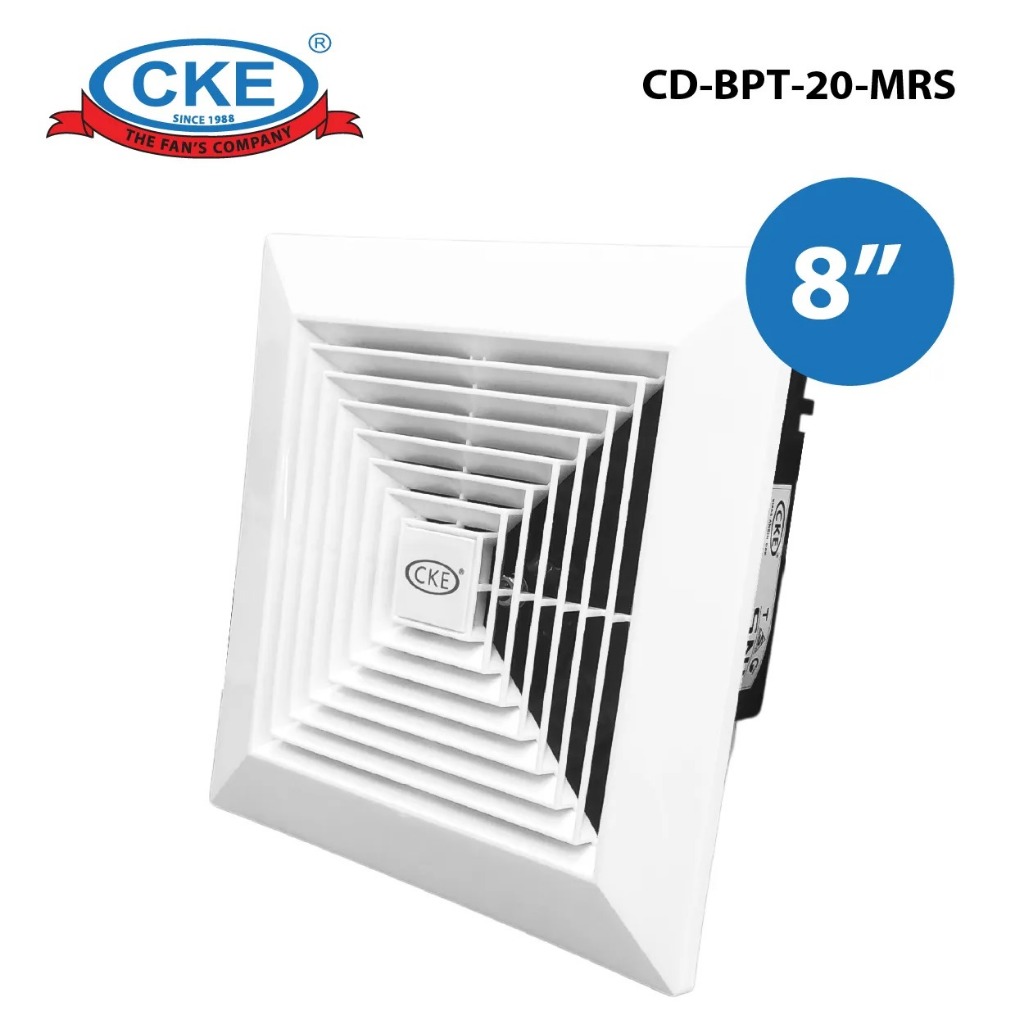 CKE Ceiling Duct BPT SERIES EXHAUST CEILING FAN 8 INCH 10 INCH 12 INCH
