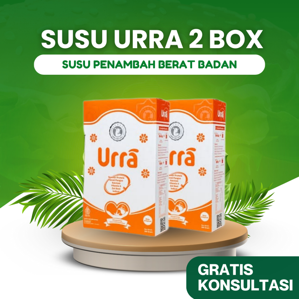 

URRA Susu Kambing Saneen Untuk Penambah Berat Badan & Tinggi Badan Anak - 2 Box