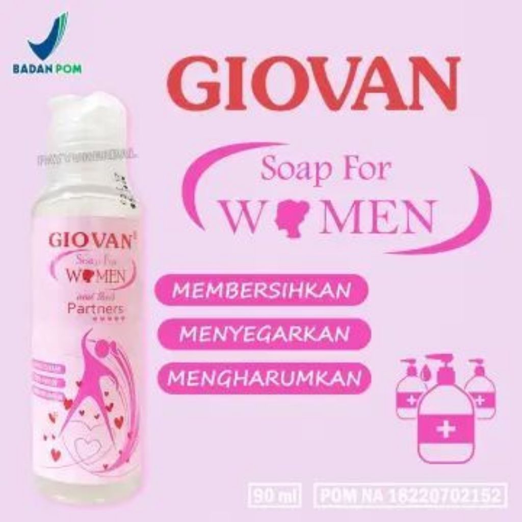 sabun cair GIOVAN soap extr fresh  & GIOVAN soap for women