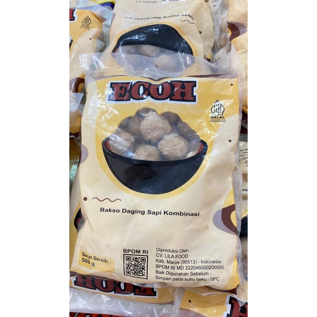 

Ecoh bakso halus kecil 500gr