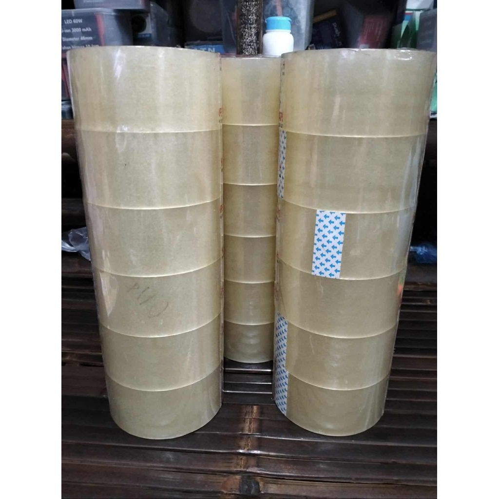 

lakban bening -+ 90 yard lakban kardus bening harga grosir