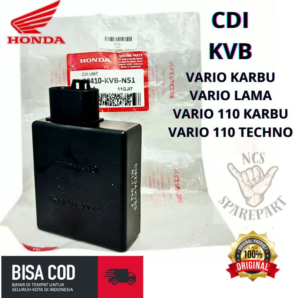 CDI HONDA KODE KVB MOTOR VARIO KARBU/LAMA/110 KARBU/110 TECHNO 1000% KUALITAS ORIGINAL