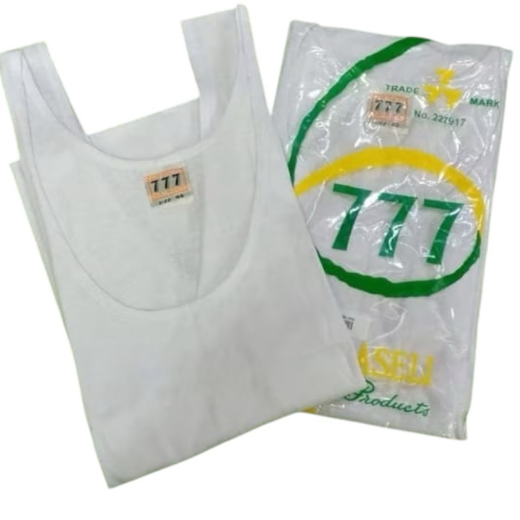 Kaos Singlet Putih Pria 777 ( 100% ORIGINAL )