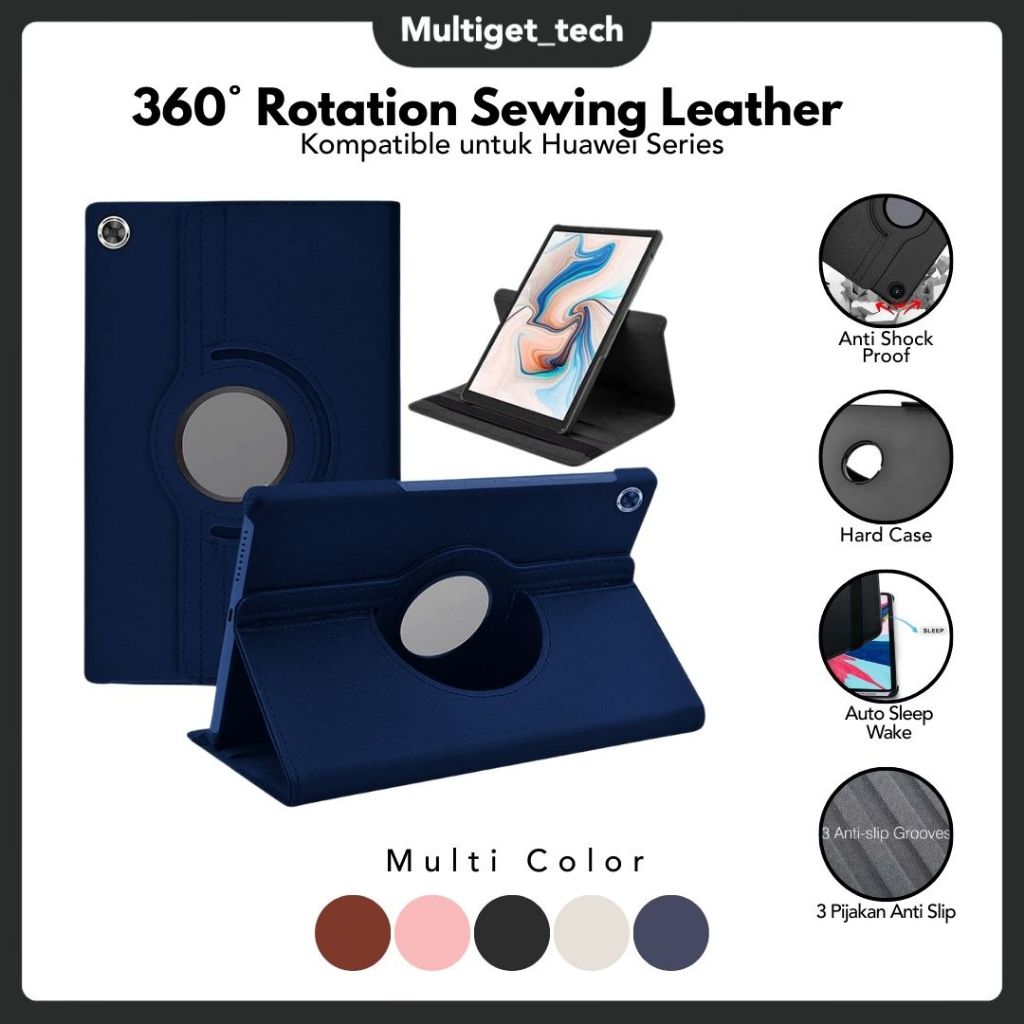 Case Huawei Matepad 11.5S 2024/SE 11 2024/Matepad 10.4 / T10/T10S Casing Tablet Rotary Leather Flip 