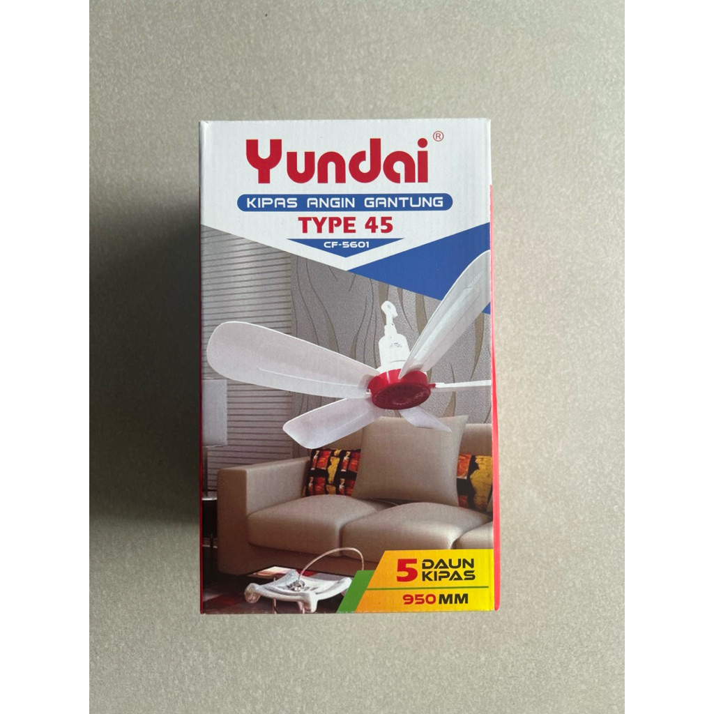 Helifan YUNDAI / Kipas Angin Gantung Type 45