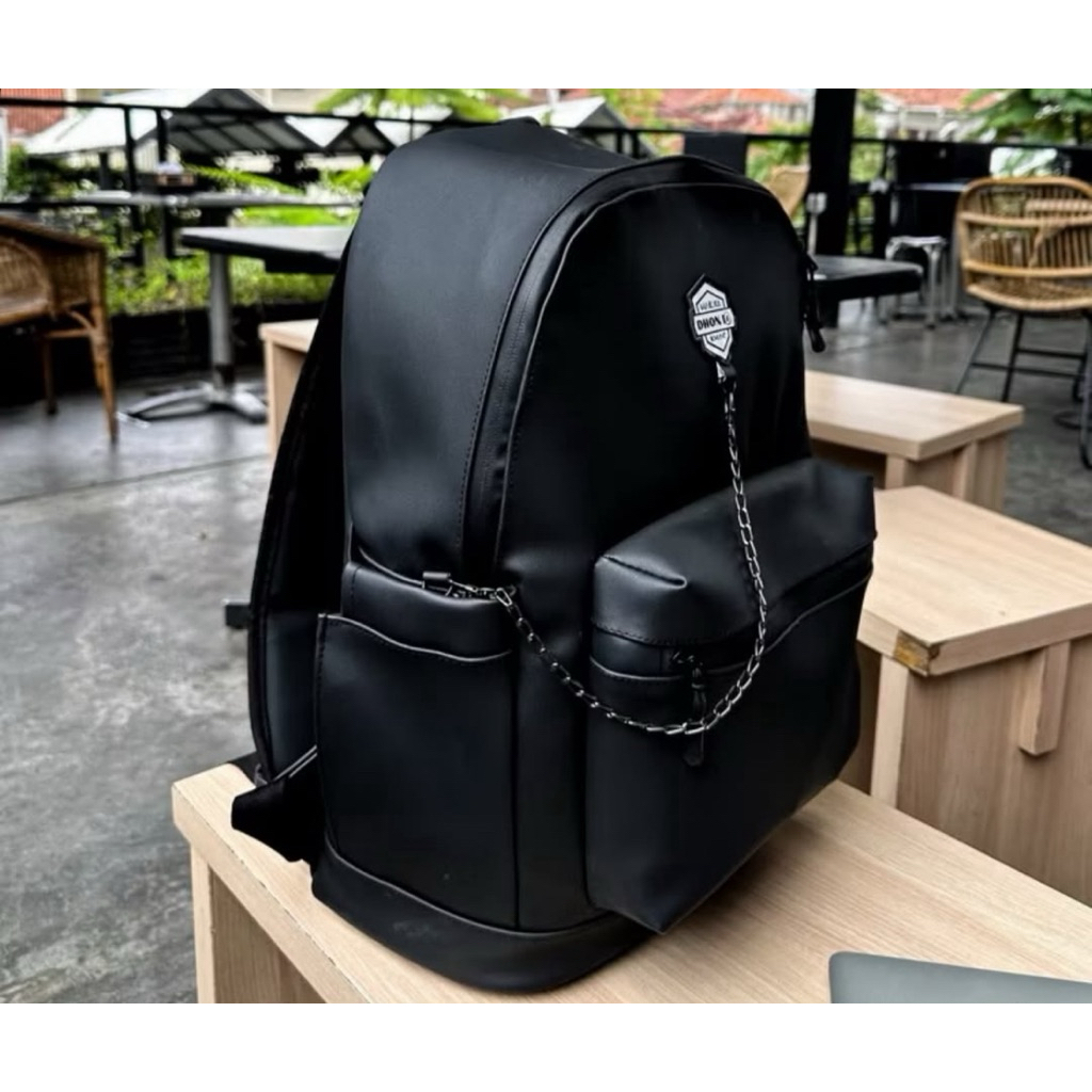 Dhon Id Backpack Samuel Black Waterproof