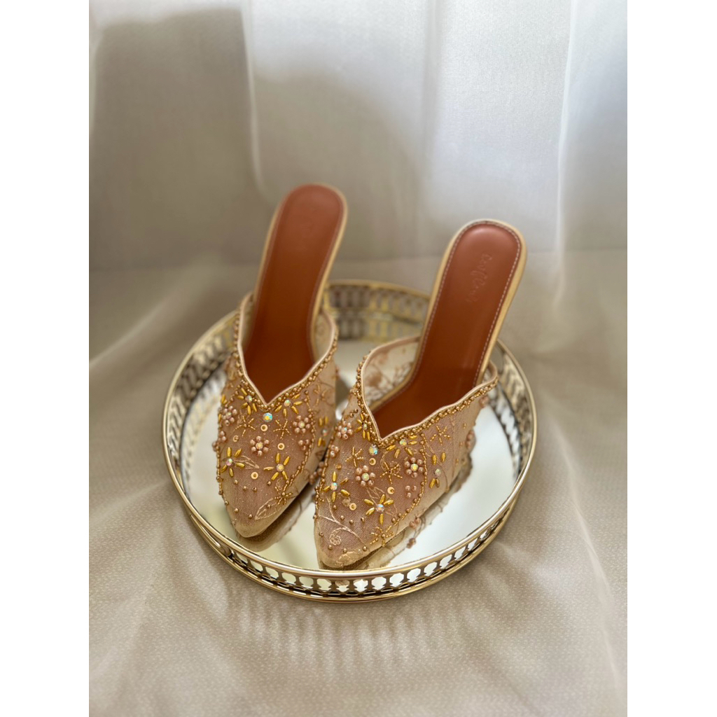Wedding Shoes GOLD HEELS 7cm