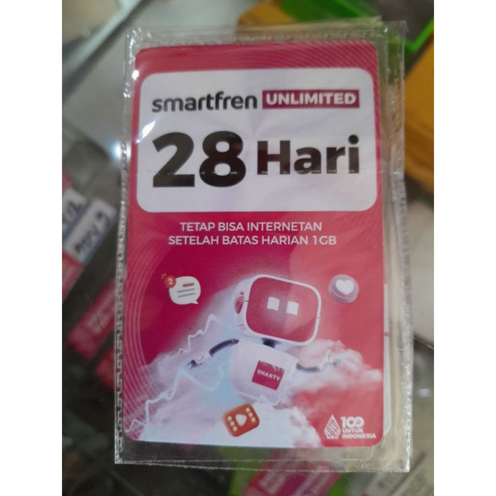 Voucher Smartfren Unlimited 1gb 28hari