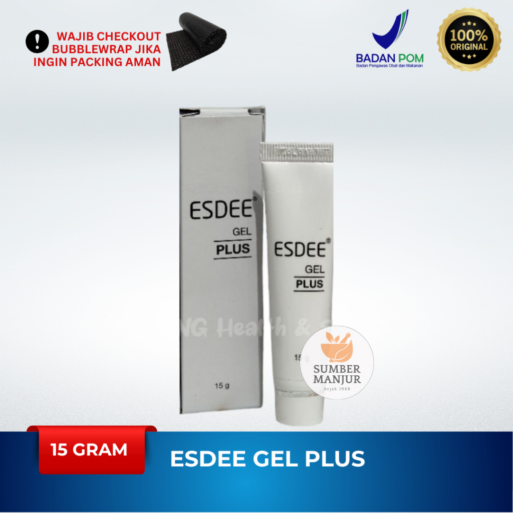 ESDEE GEL/ESDEE GEL PLUS WHITENING CREAM JERAWAT 15 GRAM
