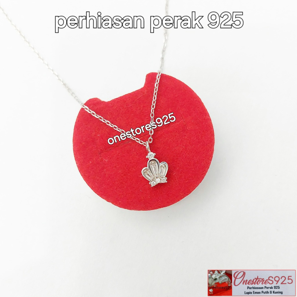 KALUNG KOYE MAHKOTA PERAK 925 LAPIS EMAS PUTIH KOYE 49