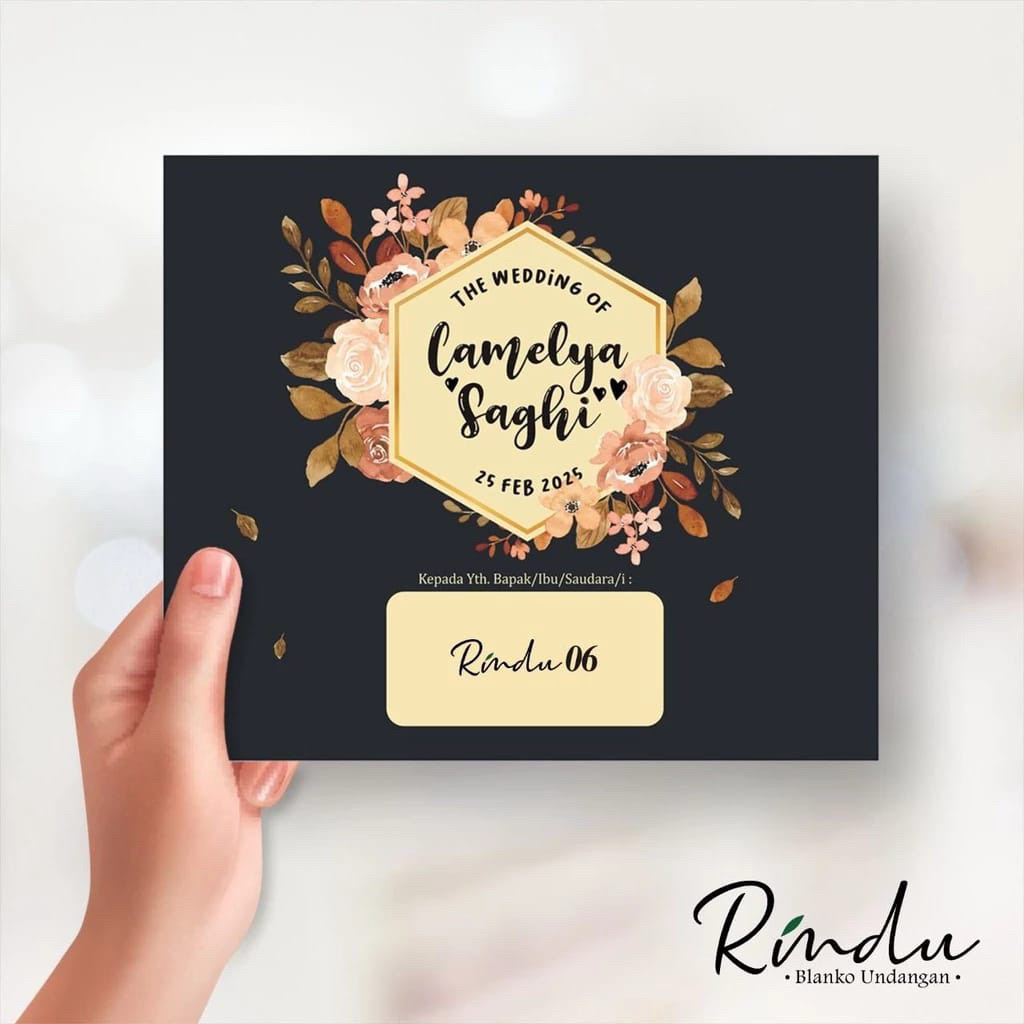 Undangan Rindu 06 | Undangan Murah