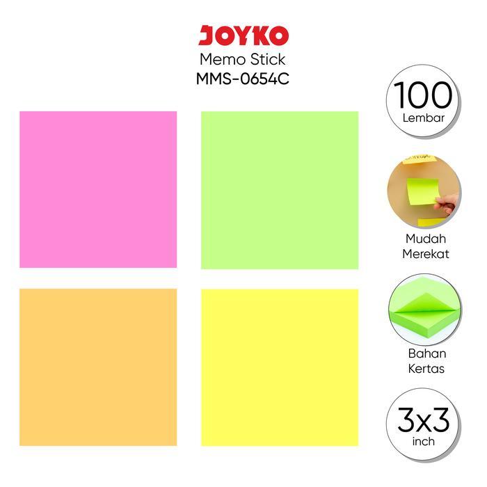 

Memo Stick Kertas Memo Tempel Sticky Note Joyko MMS-0654C