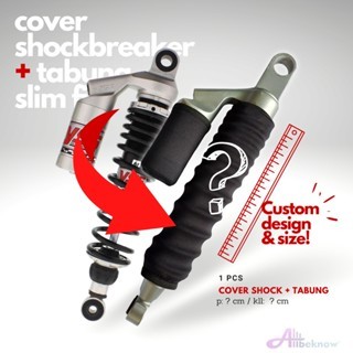 Cover Shockbreaker Slimfit CUSTOM - Cover Shockbreaker Belakang Motor - Sarung Shockbreaker Slimfit