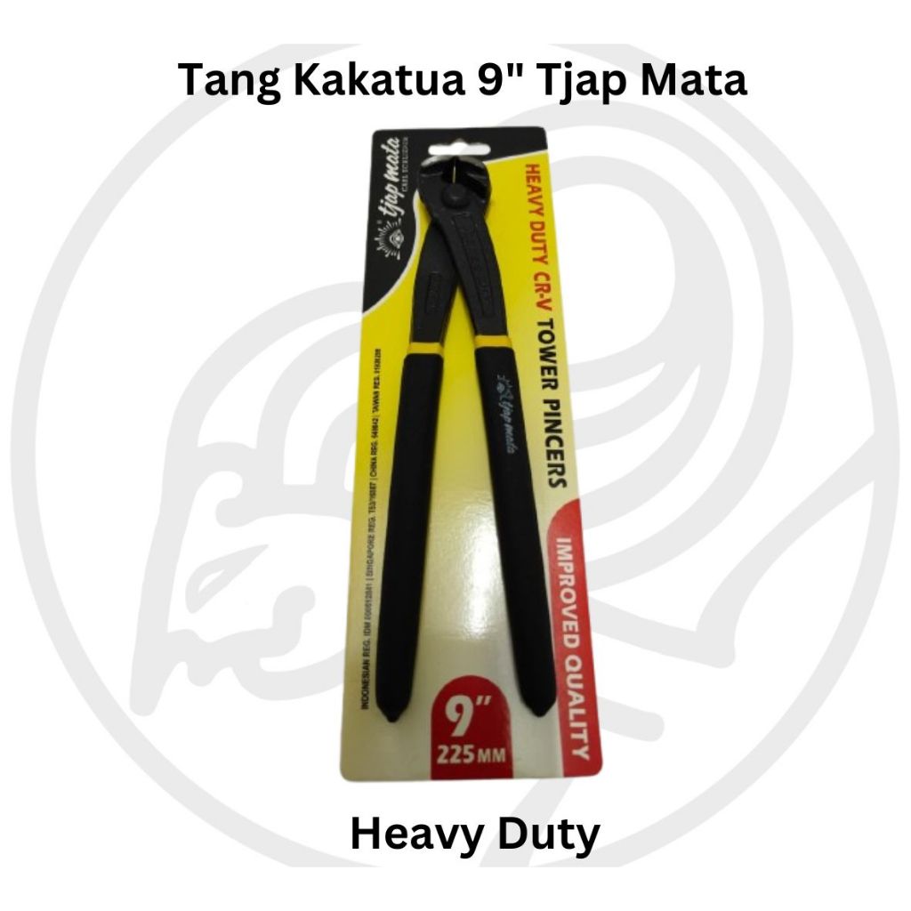 Cap mata Tang Kakatua 9" Tjap Mata CRV Tang Catut 9" Tang Kakatua Tang Gegep 9" Heavy Duty
