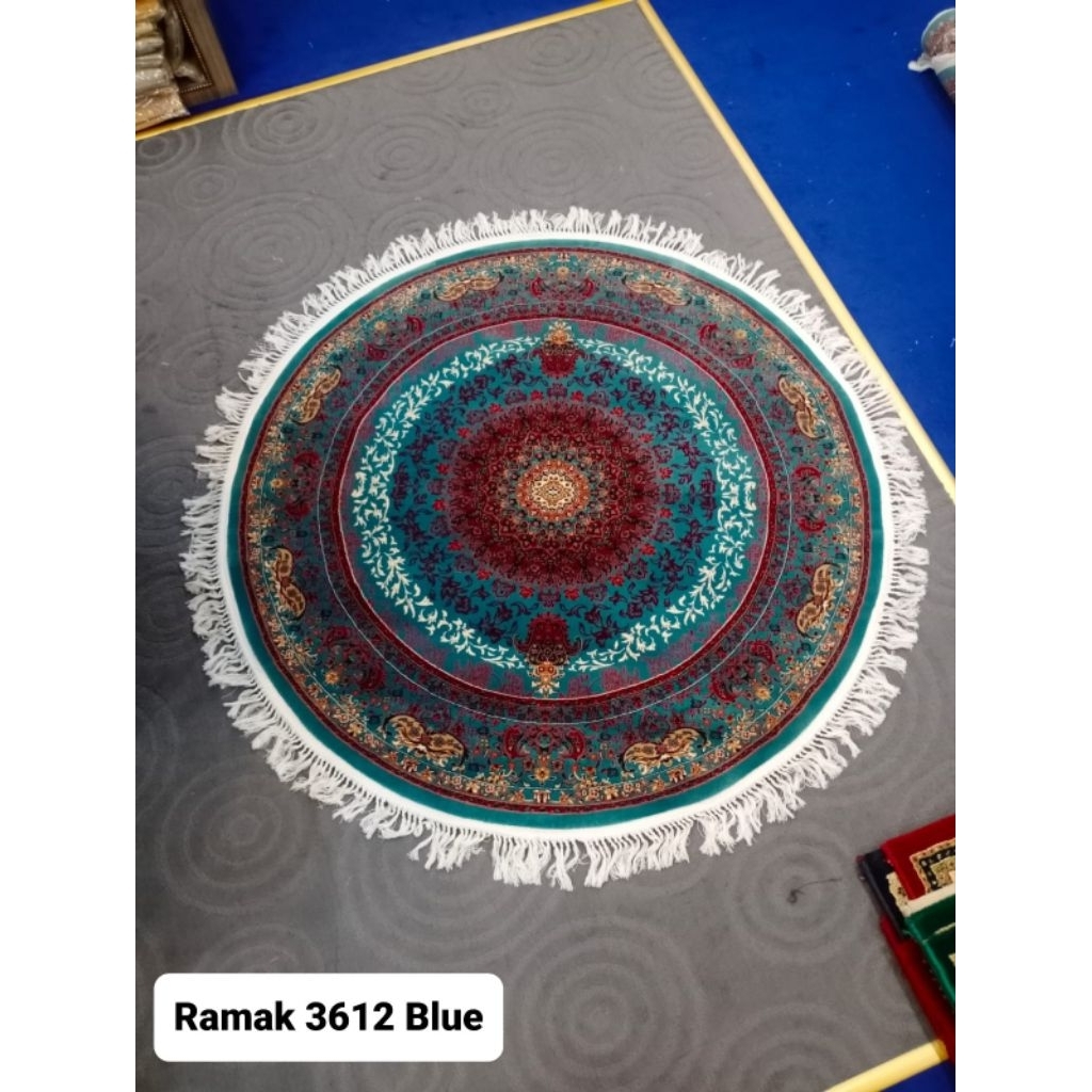 PERMADANI BULAT IRAN TEBAL LEMBUT 150x150 & 200x200 | SOLOMON | karpet lantai | karpet import