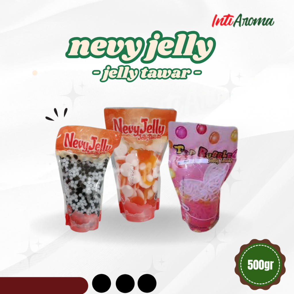 

Navy jelly top bubble toping minuman 500gr