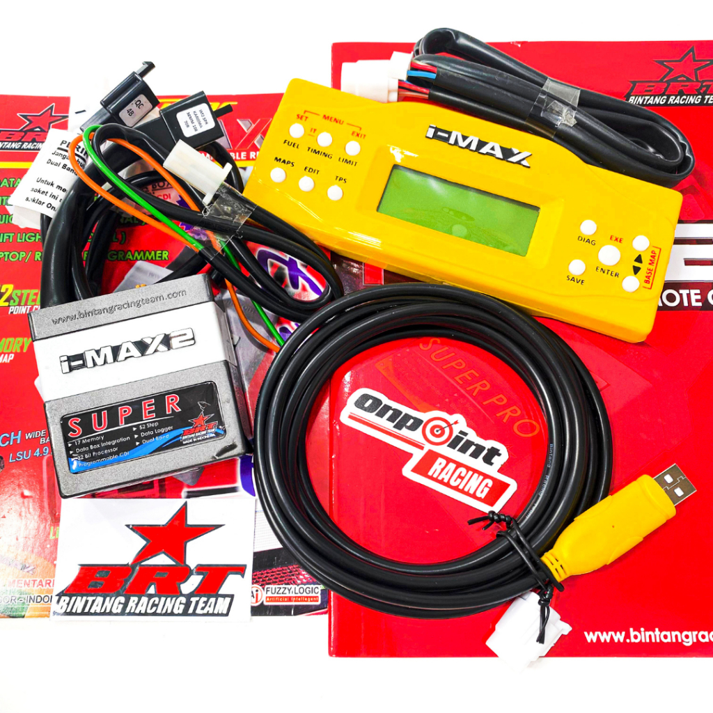 IMAX 2 SUPER 52 STEP BRT CDI + PLUS REMOTE KABEL USB KARISMA SUPRA X 125 KPH 100% ORIGINAL BRT