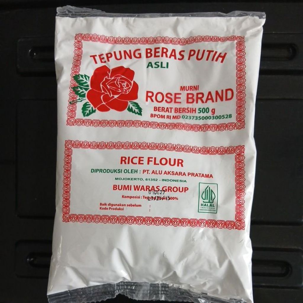 

Tepung Beras Putih Asli Rose Brand 500g
