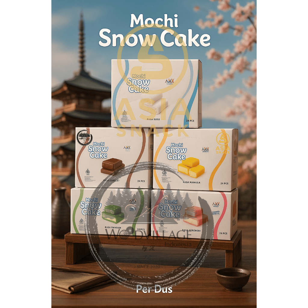 

Mochi Snow Cake / Roti Mochi / Snowcake per DUS