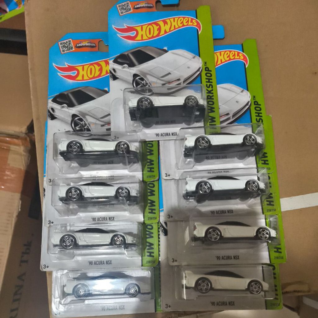 Hot Wheels 90 Acura NSX Putih HW Workshop 2014 Honda NSX