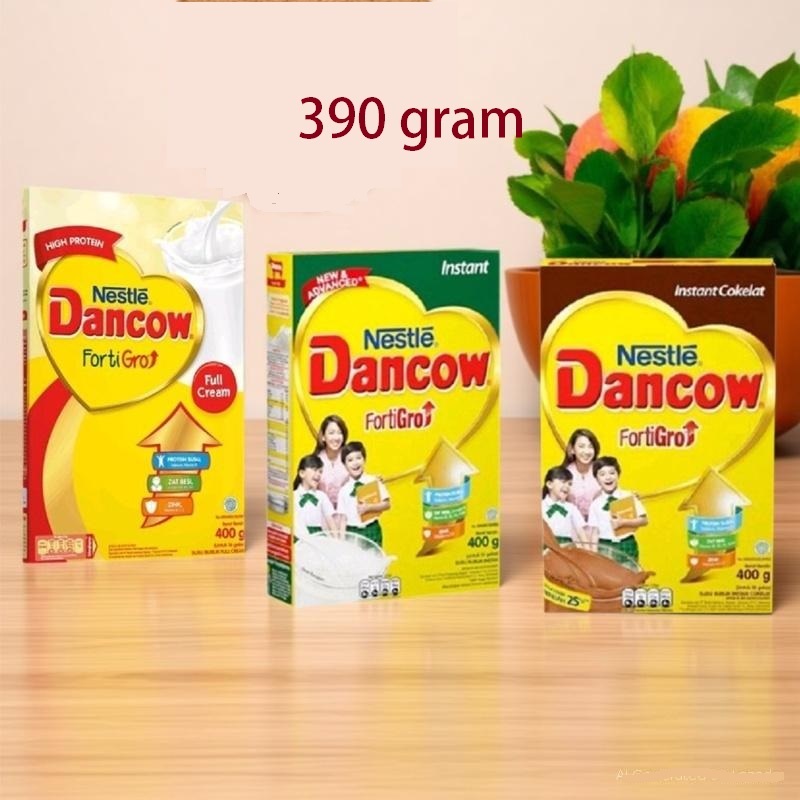 

Dancow Fortigro 390g all varian Susu Bubuk dancow Full Cream dancow instant dancow coklat Susu anak
