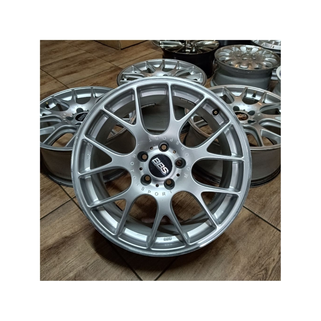 Original BBS CH Ring 19 Pcd 5x120 Lebar 8.5 Et 32 silver made in Jerman